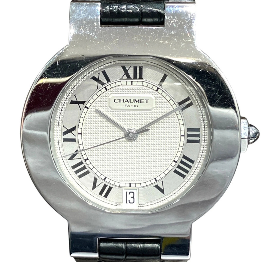 Chaumet Ronde Series 3-Hand Round Face Watch, Total Weight 51.6g, Stainless S...